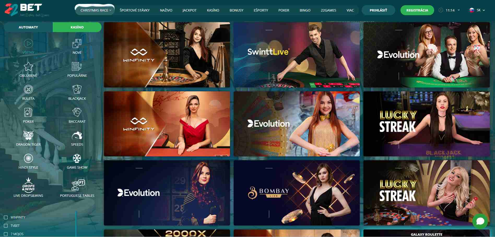 22bet page