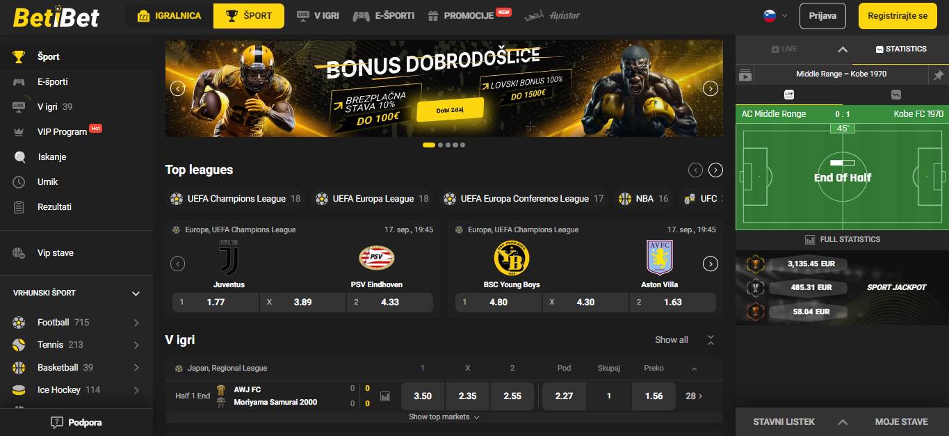 BetiBet Bookmaker mane page Slovenia, hellspincasino-jackpot.com