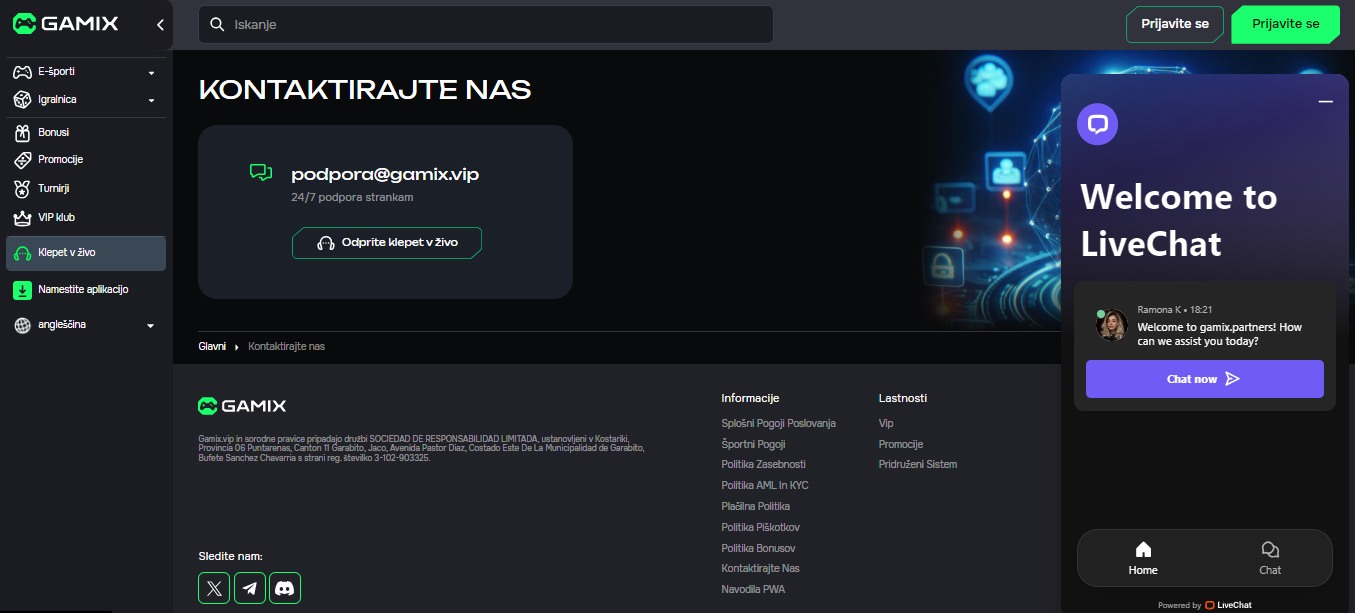 GAMIX Contacts and Support, hellspincasino-jackpot.com