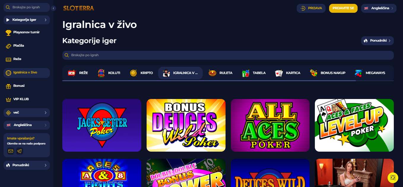 Sloterra Live Casino, hellspincasino-jackpot.com