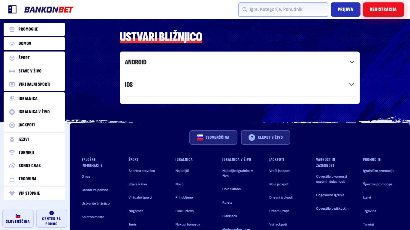 Bankonbet Mobile App v Sloveniji, hellspincasino-jackpot.com