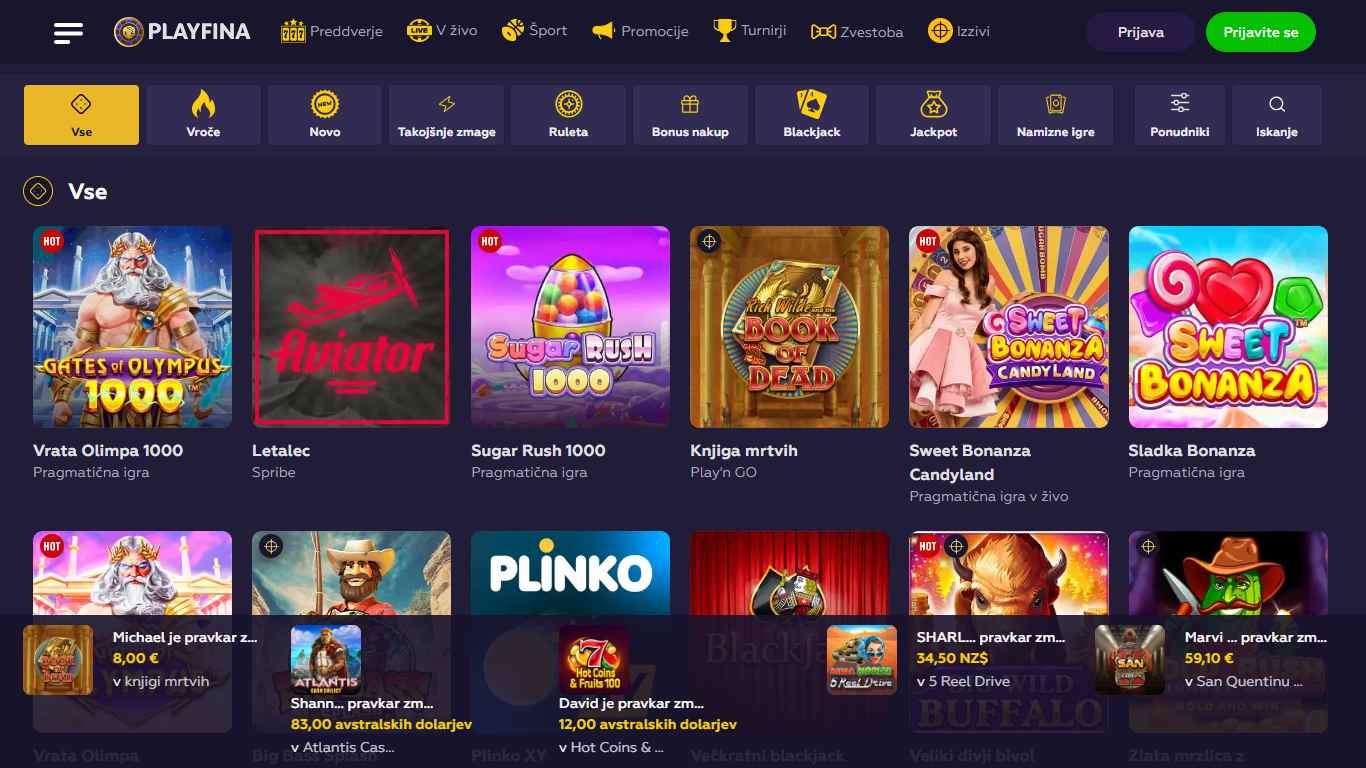 Playfina Casino Games Slovenia, hellspincasino-jackpot.com