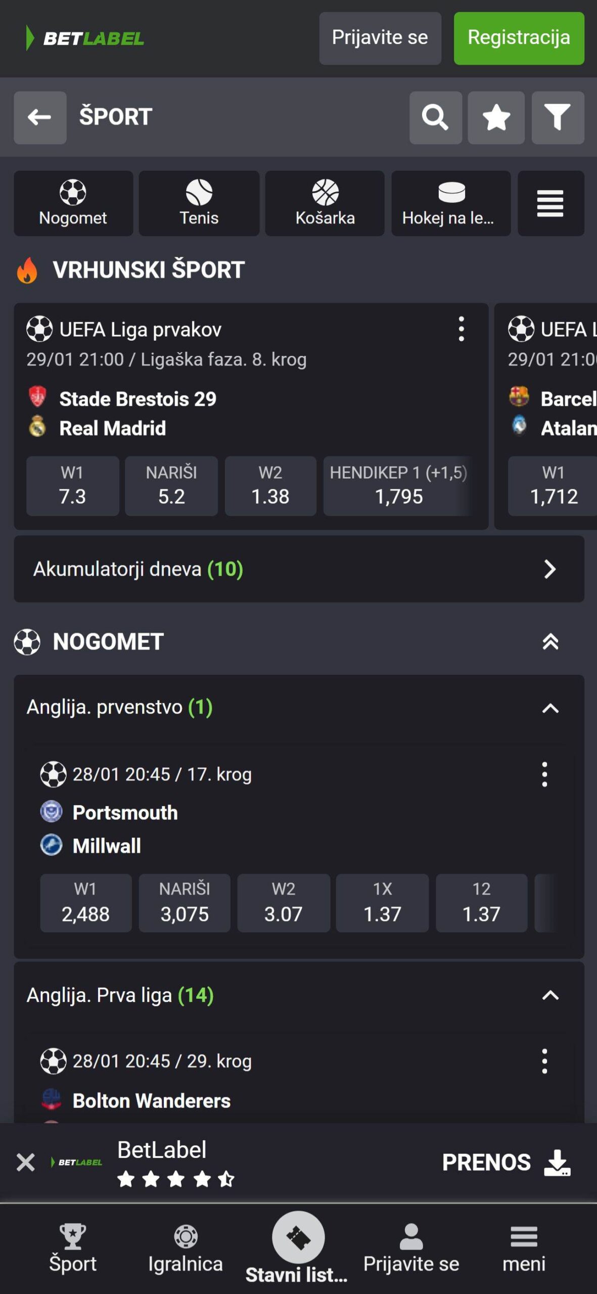 BetLabel Bookmaker Sport Betting Slovenia (mobile), hellspincasino-jackpot.com