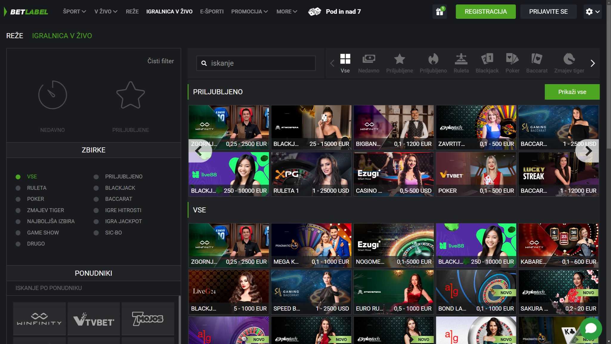 BetLabel Live Casino Slovenia, hellspincasino-jackpot.com