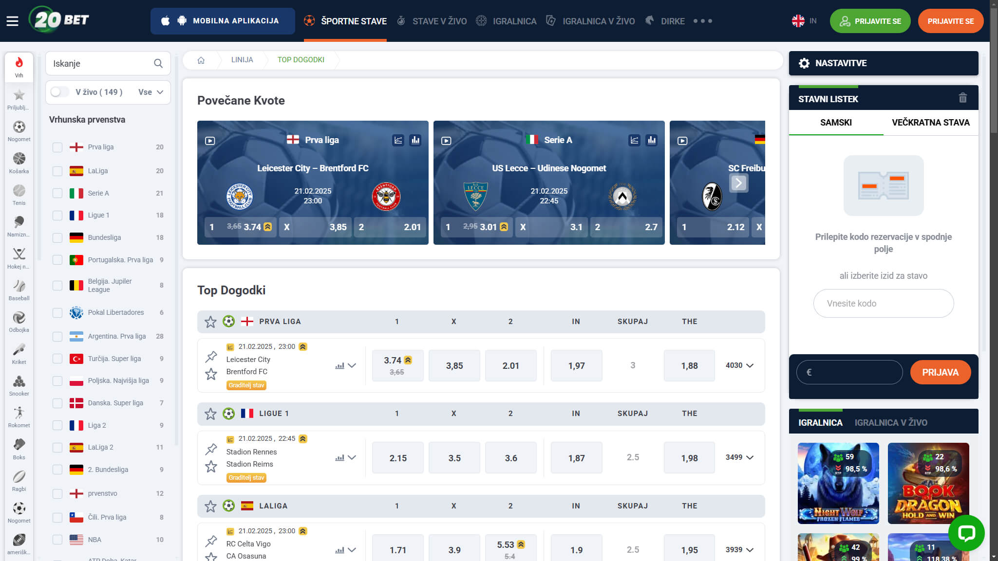 20bet Bookmaker Sport Betting Slovenia, hellspincasino-jackpot.com