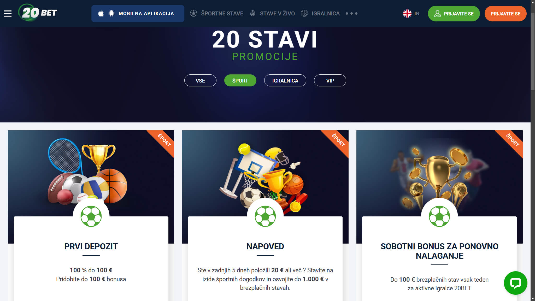 20bet Bookmaker Sport Bonuses Slovenia, hellspincasino-jackpot.com