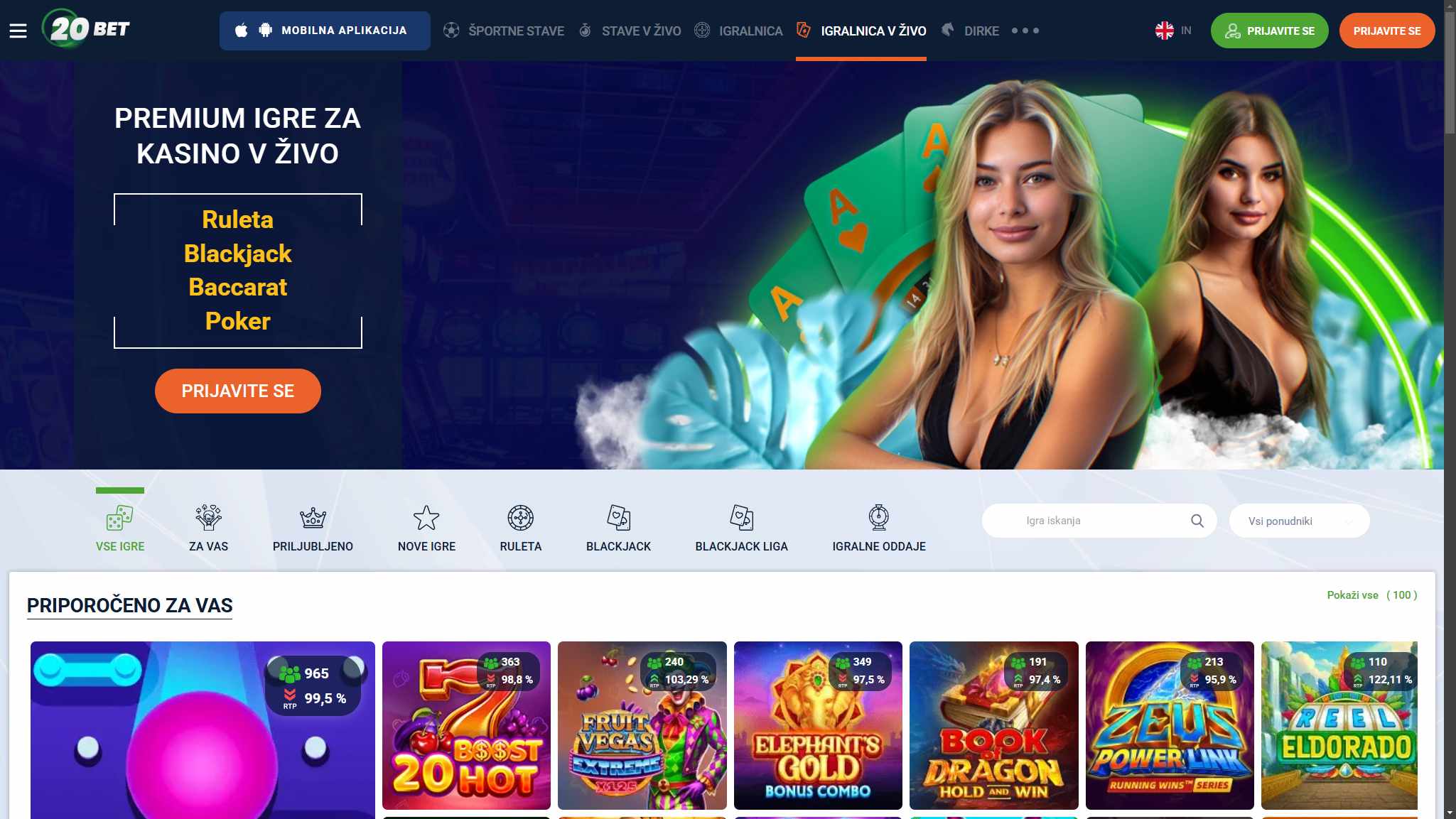 20bet Live Casino Games Slovenia, hellspincasino-jackpot.com