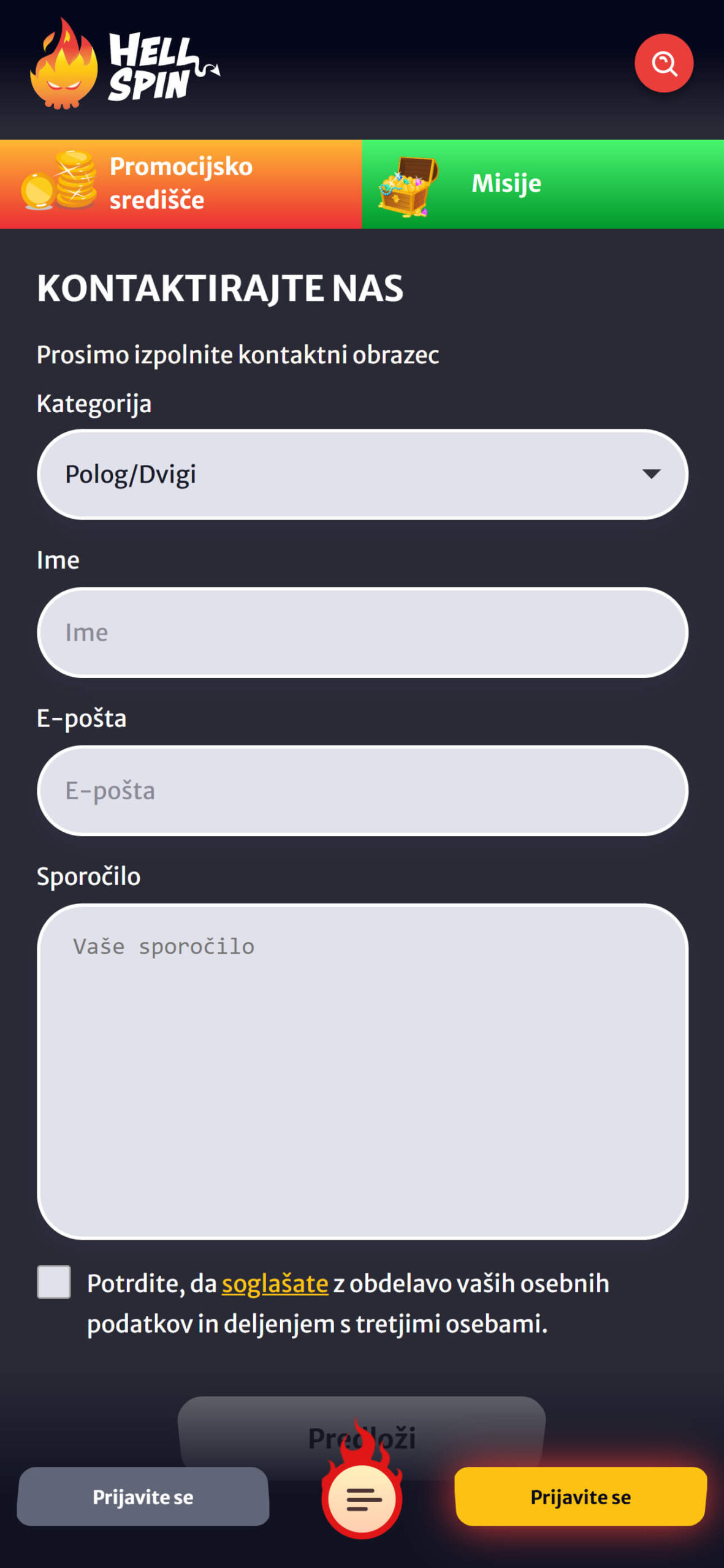 HellSpin Support (mobile), hellspincasino-jackpot.com