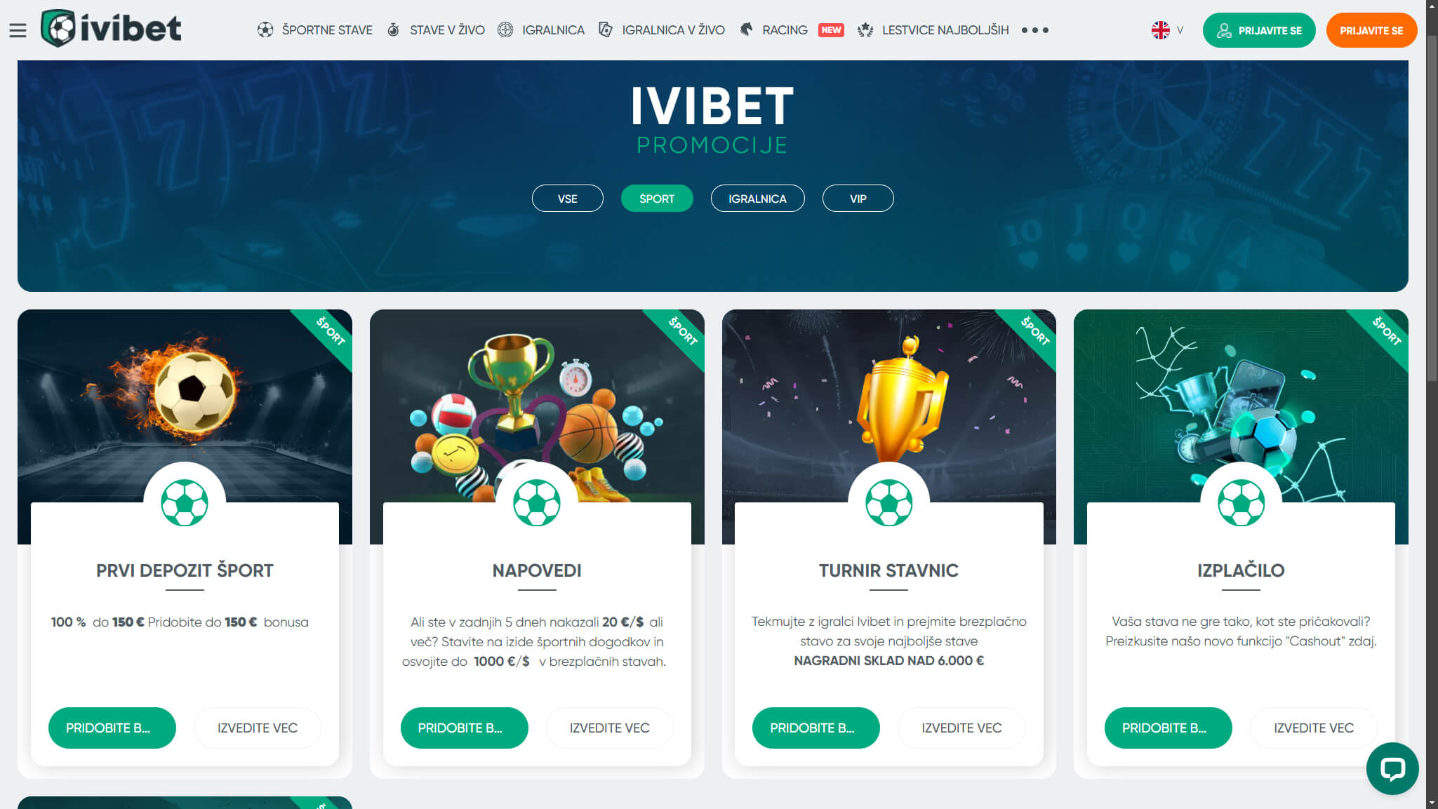 Ivibet Bookmaker Sport Betting Bonuses Slovenia, hellspincasino-jackpot.com