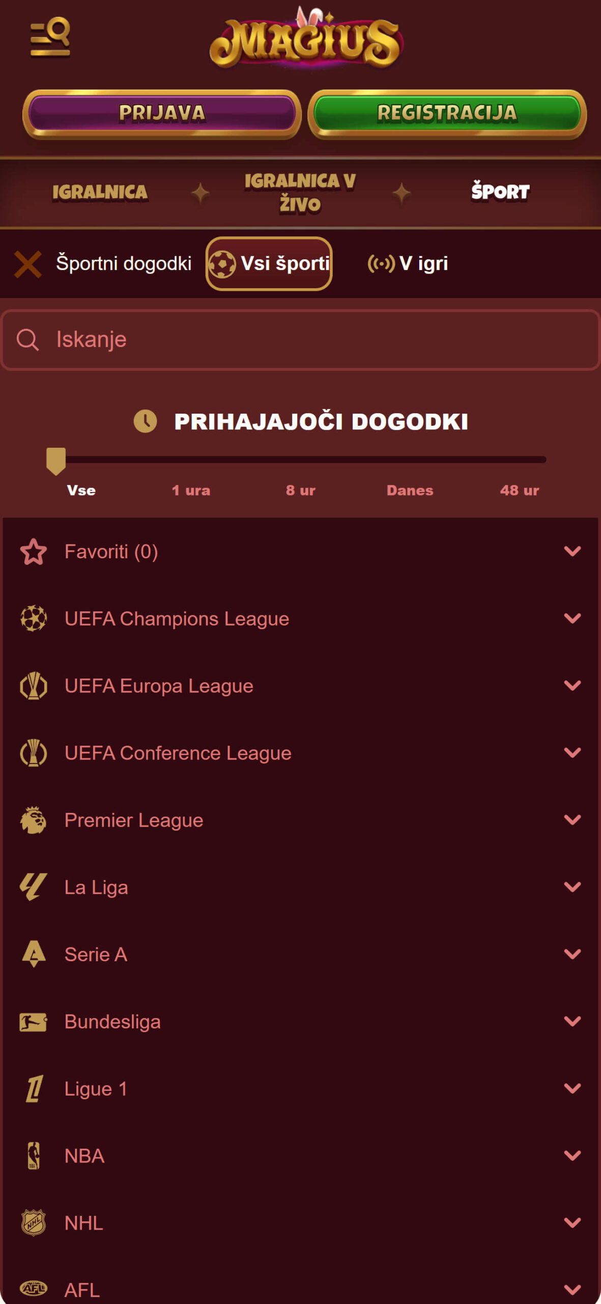 Magius Bookmaker Sport Betting in Slovenia (mobile), hellspincasino-jackpot.com