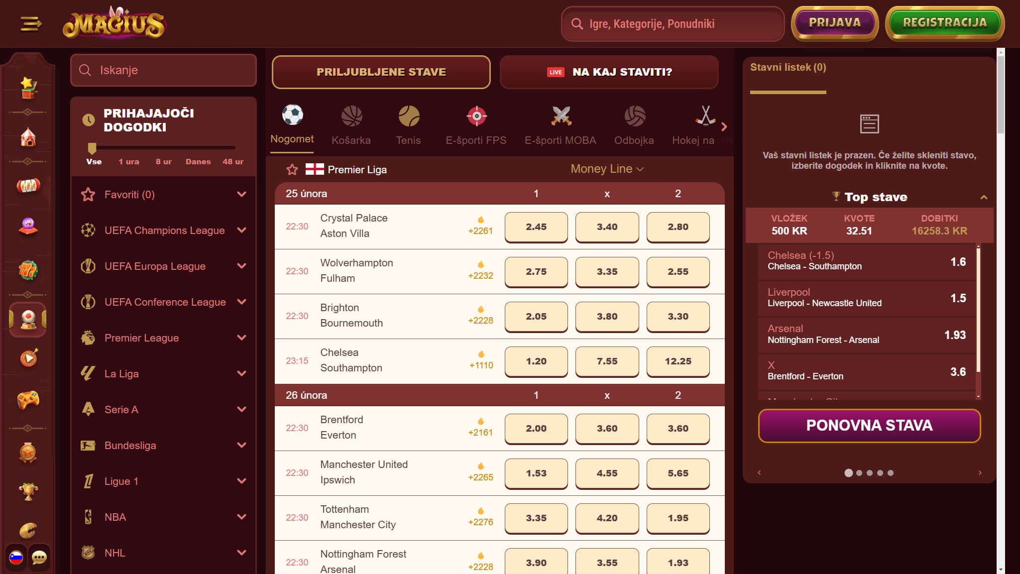 Magius Bookmaker Sport Betting in Slovenia, hellspincasino-jackpot.com