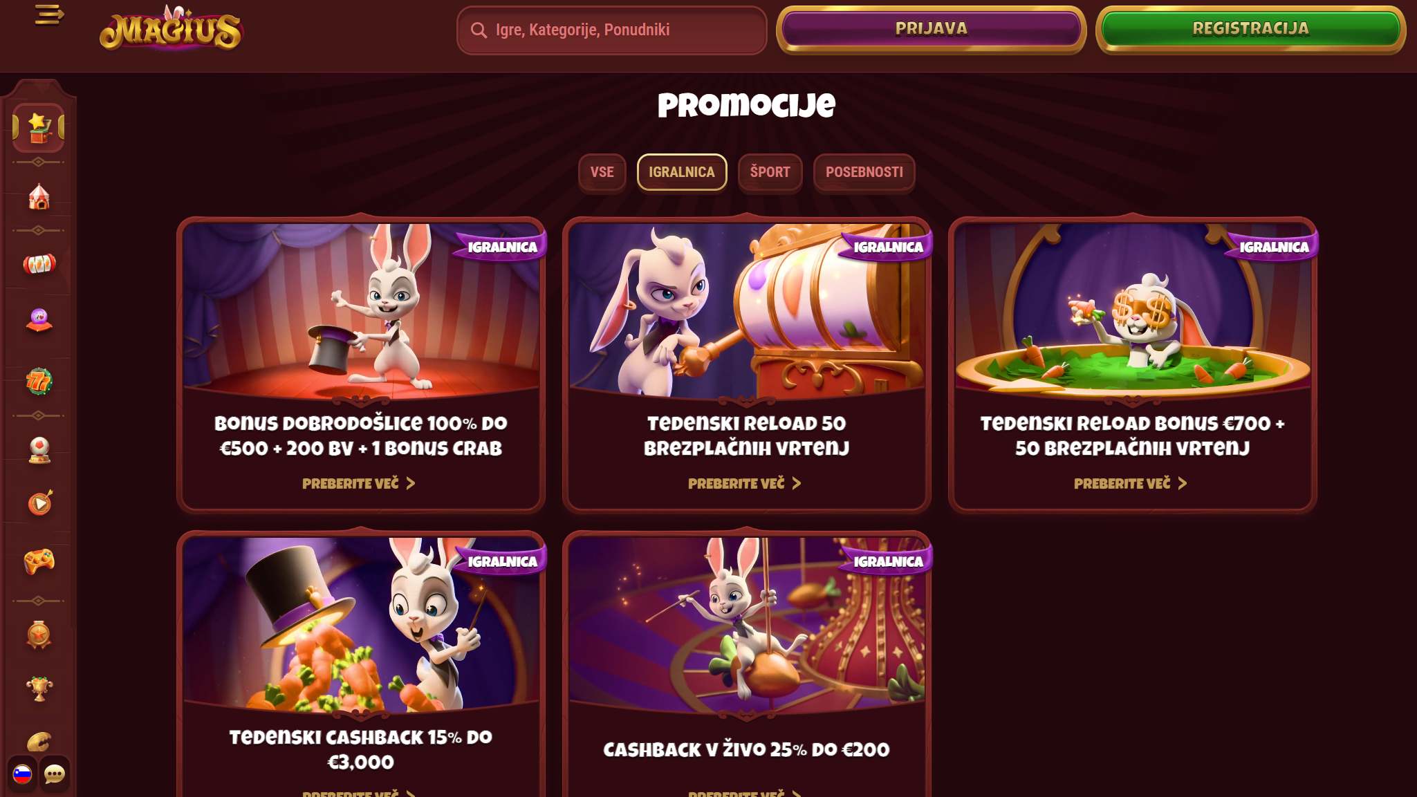 Magius Casino Bonuses Slovenia, hellspincasino-jackpot.com