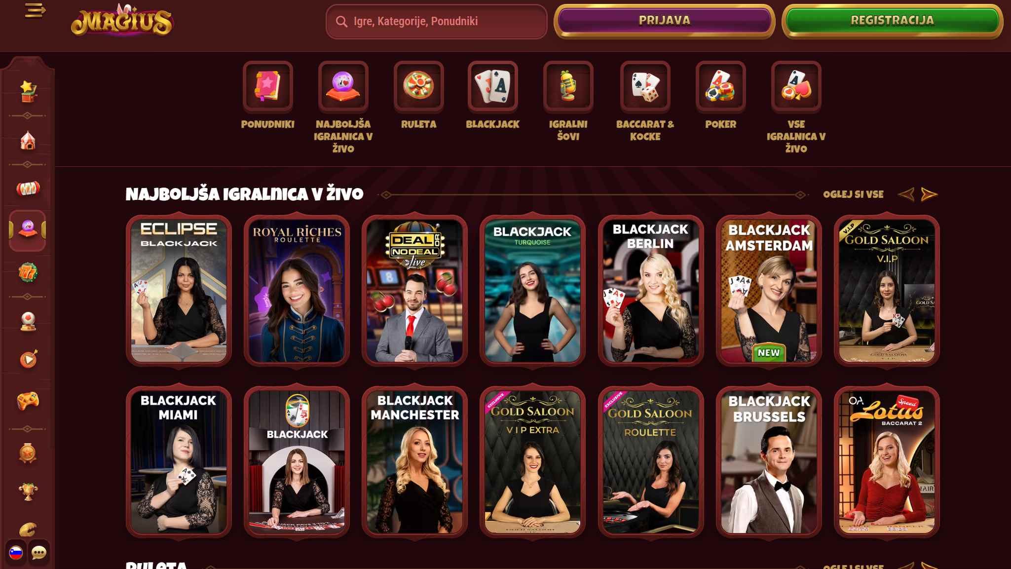Magius Live Casino Slovenia, hellspincasino-jackpot.com