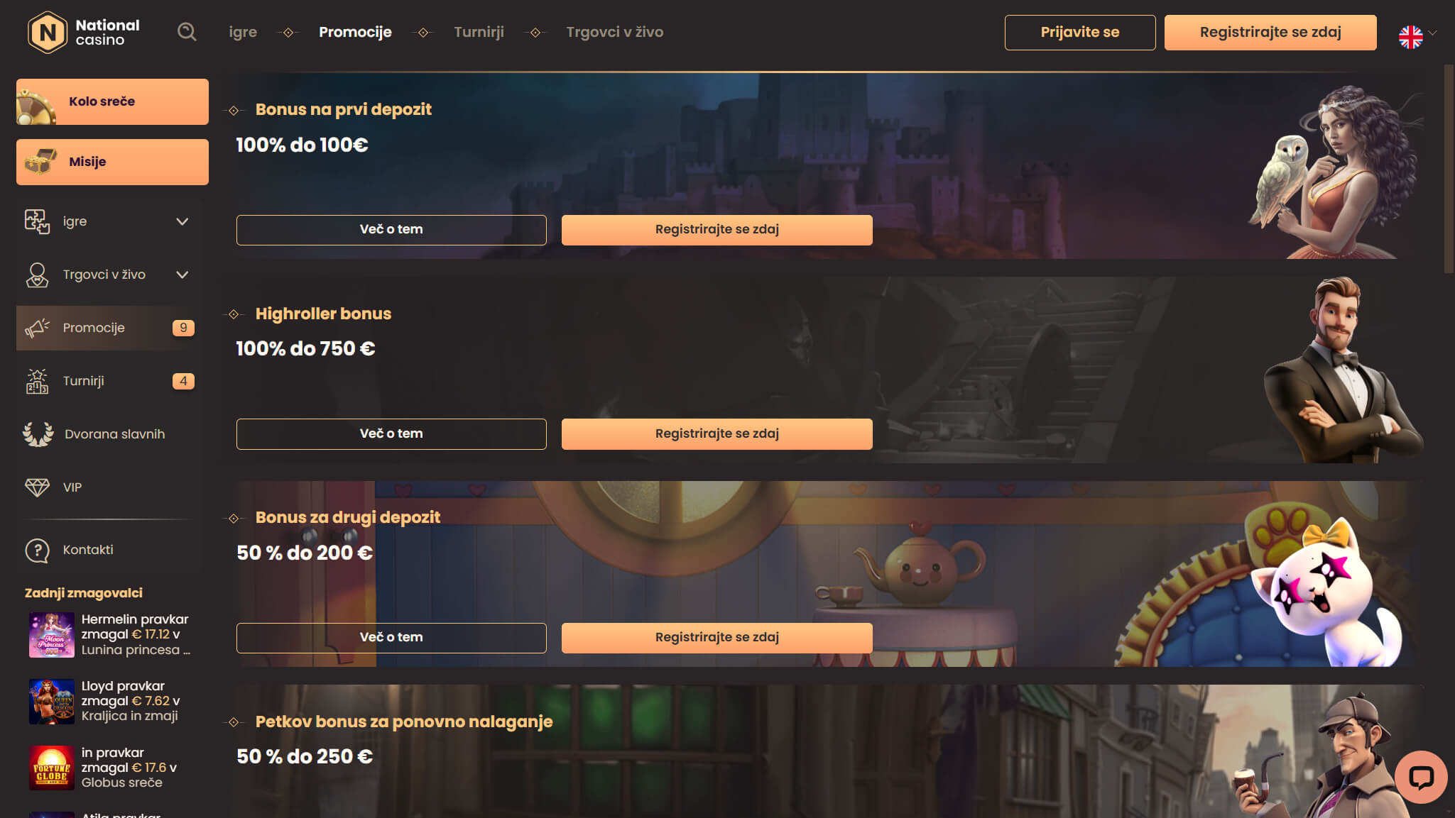 Natio Cazino Bonuses Slovenia, hellspincasino-jackpot.com