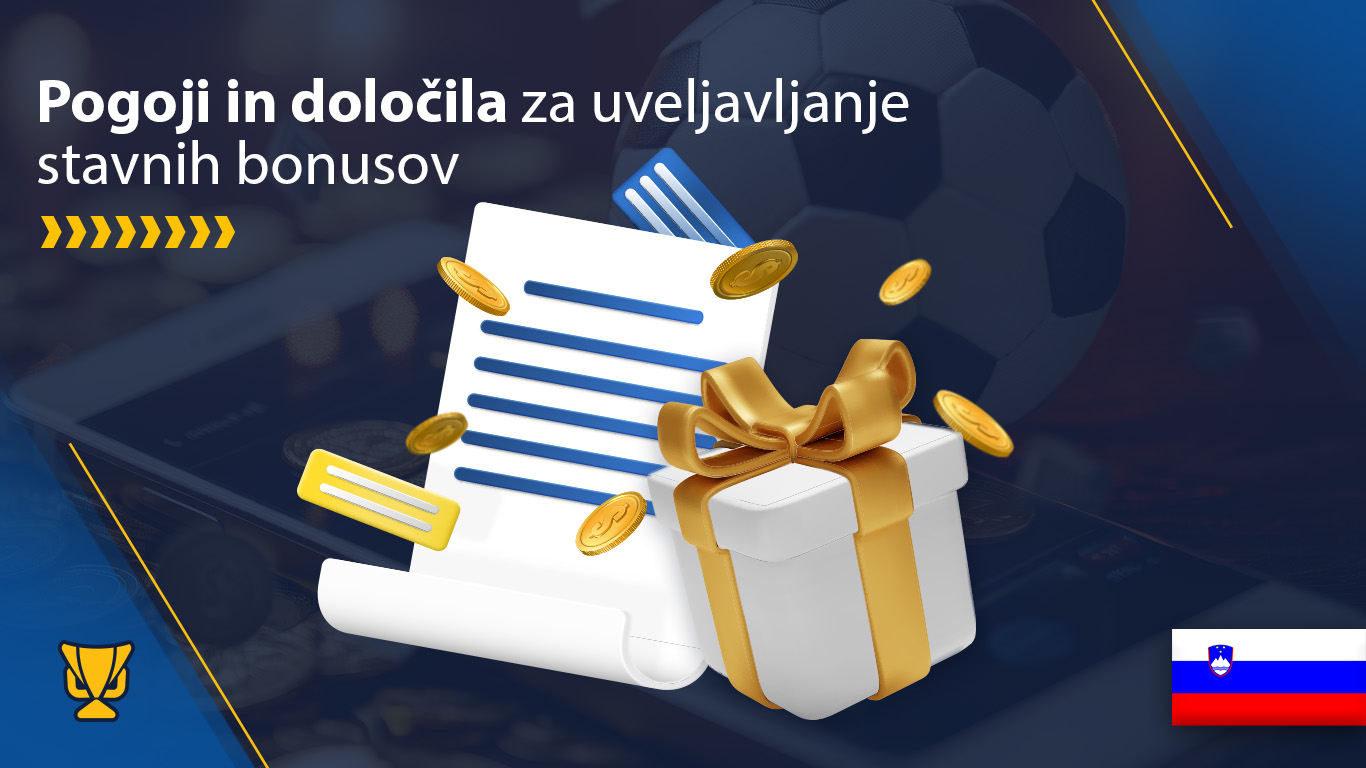 Pogoji in določila za uveljavljanje stavnih bonusov