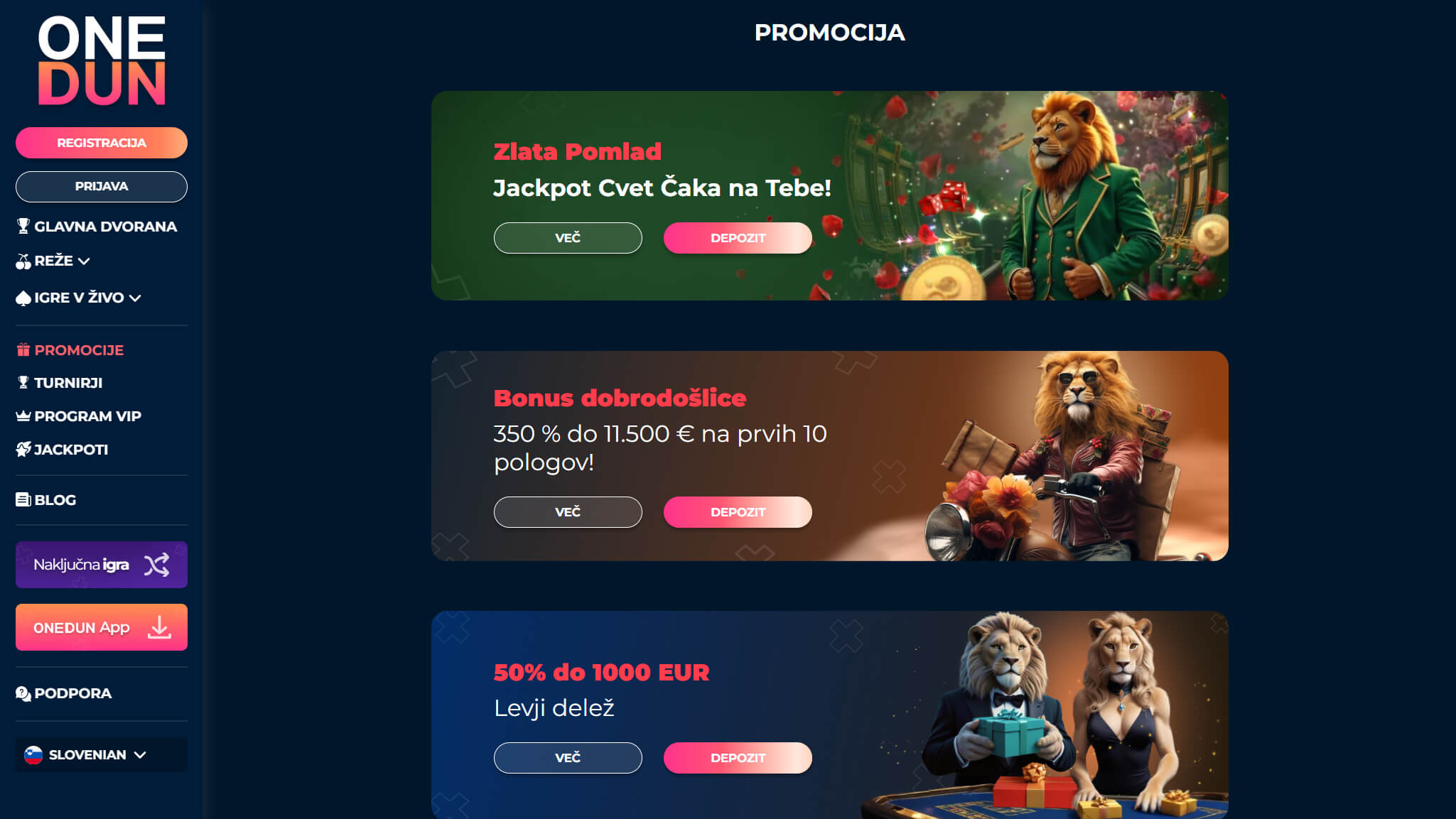 OneDun Casino Bonuses Slovenia, hellspincasino-jackpot.com