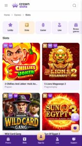 CrownSlots slots