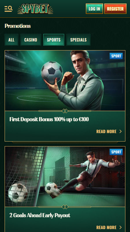 Bonusi in promocije pri Spybet Slovenija